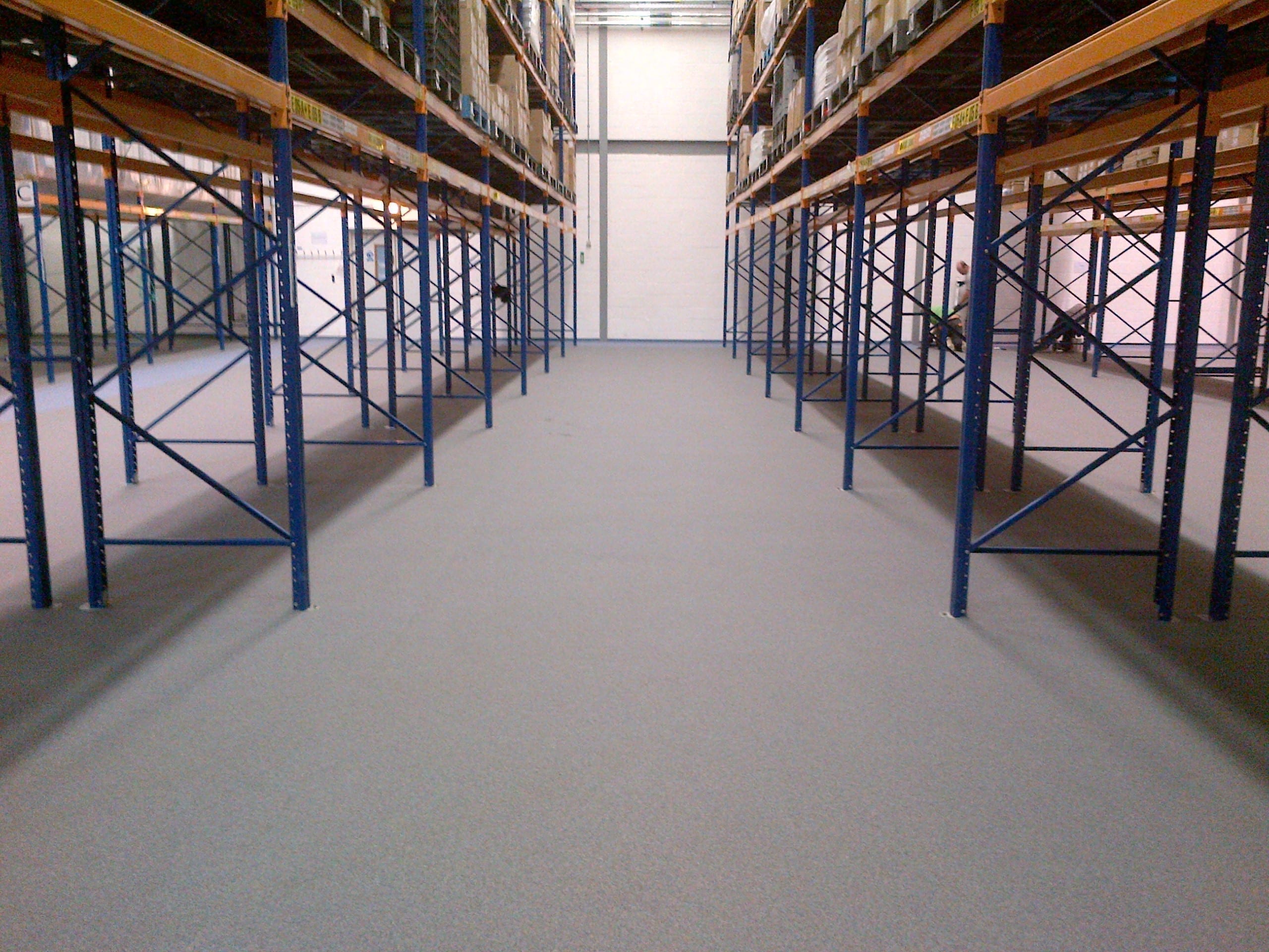Concrete slab flooring installation