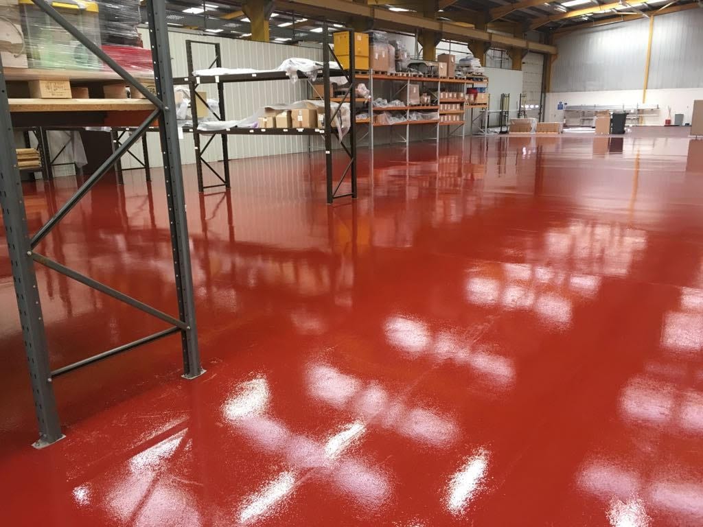 High-quality concrete slab finish