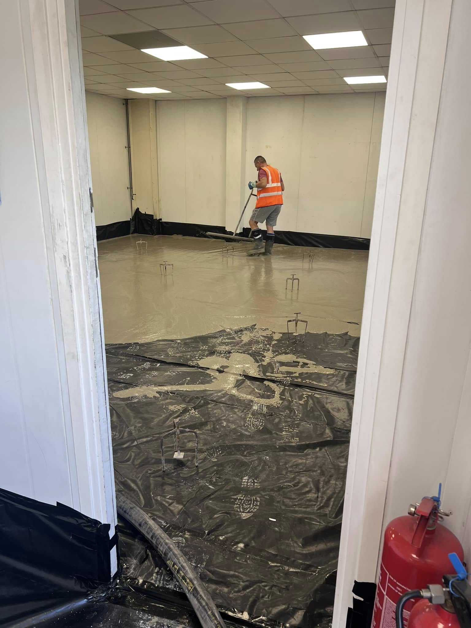 New construction project in progress