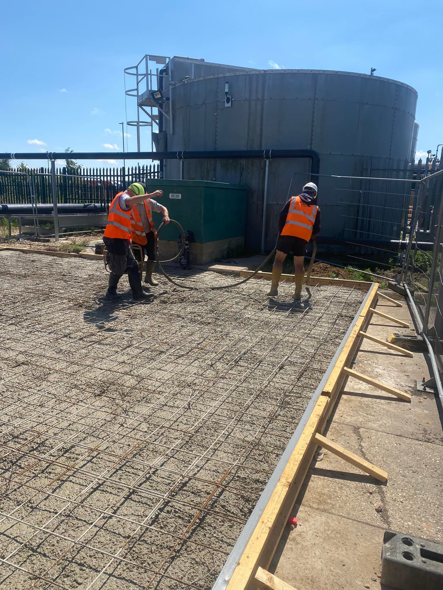 Cladding project in progress