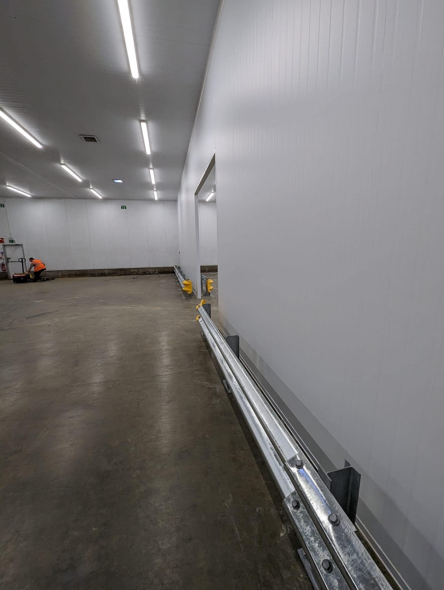 White wall installation